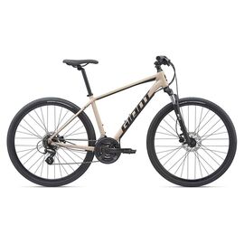 Городской велосипед Giant Roam 4 Disc 700С 2020, Вариант УТ-00202787: Рама: L (Рост: 180-190 см), Цвет: светло-коричневый, изображение  - НаВелосипеде.рф