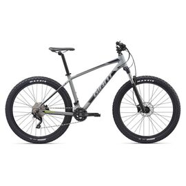 Горный велосипед Giant Talon 1-GE 27.5" 2020, Вариант УТ-00202790: Рама: L (Рост: 179-188 см), Цвет: серый/зеленый, изображение  - НаВелосипеде.рф