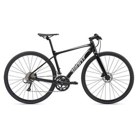 Гибридный велосипед Giant FastRoad SL 3 700С 2020, Вариант УТ-00202819: Рама: L (Рост: 180-190 см), Цвет: черный металлик, изображение  - НаВелосипеде.рф