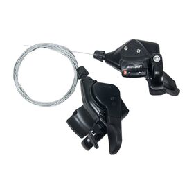Шифтеры велосипедные MICROSHIFT MEZZO, комплект, 3x8 скоростей, аналог ALIVIO, ACERA, TS71-8, изображение  - НаВелосипеде.рф