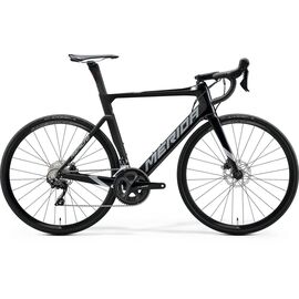 Шоссейный велосипед Merida Reacto Disc-4000, 2020, Вариант УТ-00180412: Рама: ML (54cm) (Рост: 173-182 см), Цвет: GlossyBlack/MattBlack/DarkSilver , изображение  - НаВелосипеде.рф