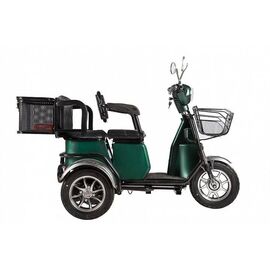 Трицикл электрический Eltreco Rutrike S2 L1, 500W, Вариант УТ-00133601: Цвет: Зеленый, изображение  - НаВелосипеде.рф