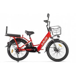 Электровелосипед GREEN CITY e-ALFA Fat, 24", 2020, Вариант УТ-00189940: Рама: one size, Цвет: Белый, изображение  - НаВелосипеде.рф