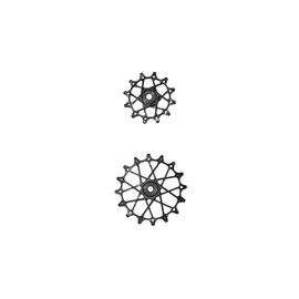 Ролики заднего переключателя Garbaruk, для Shimano, 12T + 14T (for 11/12 sp. stock cage), Black, 5907441545990, изображение  - НаВелосипеде.рф