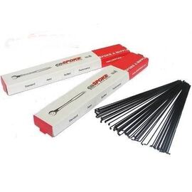 Спица велосипедная CN SPOKE STD, 14 2,0/280 мм, STAINLESS, BLACK, CN_SPOKE_2,0-280_bk, изображение  - НаВелосипеде.рф