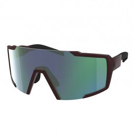 Очки велосипедные SCOTT Shield maroon red green chrome, 275380-6445121, изображение  - НаВелосипеде.рф