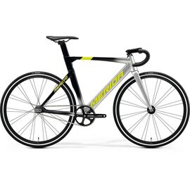 Шоссейный велосипед Merida Reacto Track 500, 2020, Вариант УТ-00198701: Рама: L (56cm) (Рост: 178-187 см), Цвет: Silver/MetallicBlack/Yellow, изображение  - НаВелосипеде.рф