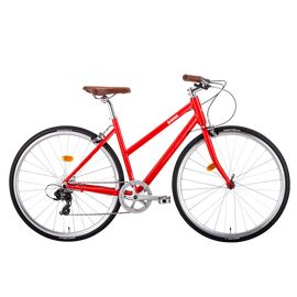 Городской велосипед BEARBIKE Амстердам 28" 2019, Вариант УТ-00203109: Рама: 480мм (Рост: 150-175см), Цвет: красный, изображение  - НаВелосипеде.рф