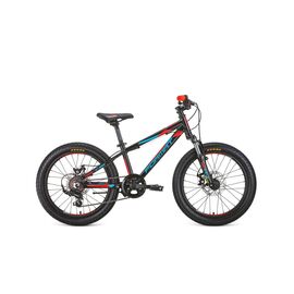 Детский велосипед FORMAT 7412 20" 2020, Вариант УТ-00203126: Рама: OS (Рост: 112-136см), Цвет: черный, изображение  - НаВелосипеде.рф