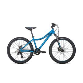 Подростковый велосипед FORMAT 6423 24" 2020, Вариант УТ-00203133: Рама: 13" (Рост: 127-147см), Цвет: синий, изображение  - НаВелосипеде.рф