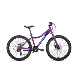 Подростковый велосипед FORMAT 6424 24" 2020, Вариант УТ-00203134: Рама: 13" (Рост: 127-147см), Цвет: фиолетовый, изображение  - НаВелосипеде.рф