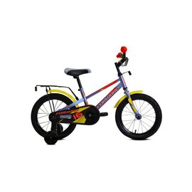 Детский велосипед FORWARD METEOR 12" 2020, Вариант УТ-00203219: Возраст: 2-4 года (Рост: 85-100см), Цвет: серо-голубой/желтый, изображение  - НаВелосипеде.рф