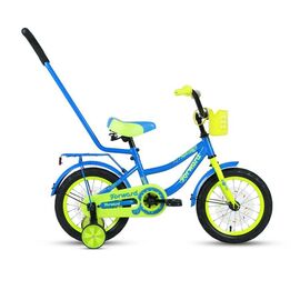 Детский велосипед FORWARD FUNKY 14" 2020, Вариант УТ-00203244: Возраст: 3-5 лет (Рост: 90-110см), Цвет: красный/голубой, изображение  - НаВелосипеде.рф