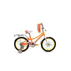 Детский велосипед FORWARD AZURE 18" 2019, Вариант УТ-00203324: Рост: 105-130 см, Цвет: оранжевый, изображение  - НаВелосипеде.рф