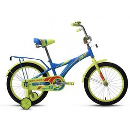 Детский велосипед FORWARD CROCKY 18" 2020, Вариант УТ-00203346: Рост: 105-130 см, Цвет: бирюзовый/оранжевый, изображение  - НаВелосипеде.рф