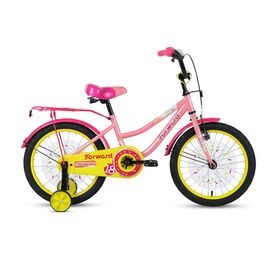 Детский велосипед FORWARD FUNKY 18" 2020, Вариант УТ-00203352: Рост: 105-130 см, Цвет: бирюзовый/желтый, изображение  - НаВелосипеде.рф