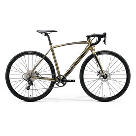 Циклокроссовый велосипед Merida Mission CX100 SE 28" 2020, Вариант УТ-00203036: Рама: L 56 cm (Рост: 175 - 180 cm), Цвет: коричнево-черный , изображение  - НаВелосипеде.рф
