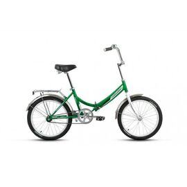 Складной велосипед FORWARD ARSENAL 1.0 20" 2019, Вариант УТ-00203365: Рама: 14" (Рост: OneSize), Цвет: зеленый, изображение  - НаВелосипеде.рф