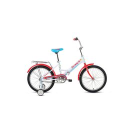 Детский велосипед FORWARD TIMBA 20" 2020, Вариант УТ-00203396: Рама: 13" (Рост: 115-140 см), Цвет: белый, изображение  - НаВелосипеде.рф
