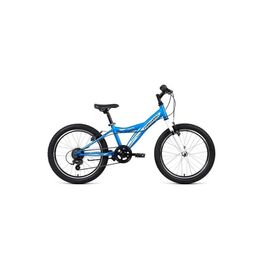 Детский велосипед FORWARD DAKOTA 1.0 20" 2020, Вариант УТ-00203417: Рама: 10,5" (Рост: 115-130 см), Цвет: синий/белый, изображение  - НаВелосипеде.рф