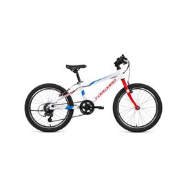 Детский велосипед FORWARD RISE 2.0 20" 2020, Вариант УТ-00203421: Рама: 10,5" (Рост: 115-130 см), Цвет: белый/красный, изображение  - НаВелосипеде.рф