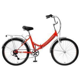 Складной велосипед FORWARD VALENCIA 2.0 24" 2020, Вариант УТ-00203443: Рама: 16" (Рост: OneSize), Цвет: зеленый/серый, изображение  - НаВелосипеде.рф