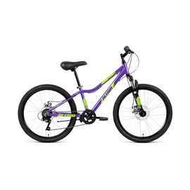 Подростковый велосипед ALTAIR AL D 24" 2019, Вариант УТ-00203451: Рама: 12" (Рост: 120-140 см), Цвет: зеленый, изображение  - НаВелосипеде.рф