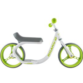 Беговел Tech Team Milano 3.0 12", зелено-белый, 2019, TTMilano3green, изображение  - НаВелосипеде.рф