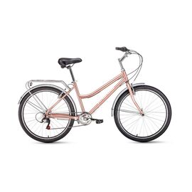 Городской велосипед FORWARD BARCELONA AIR 26 1.0 26" 2019, Вариант УТ-00203506: Рама: 17" (Рост: 156-170см), Цвет: бежевый, изображение  - НаВелосипеде.рф