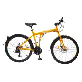 Складной велосипед FORWARD TRACER 2.0 disc 26" 2017, Вариант УТ-00203513: Рама: 17" (Рост: 156-170см), Цвет: желтый, изображение  - НаВелосипеде.рф