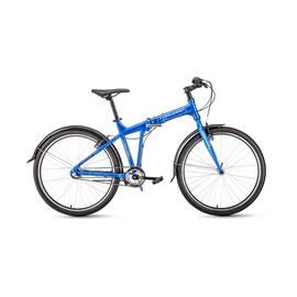Складной велосипед FORWARD TRACER 26 3.0 26" 2019, Вариант УТ-00203514: Рама: 17" (Рост: 156-170см), Цвет: серый матовый, изображение  - НаВелосипеде.рф