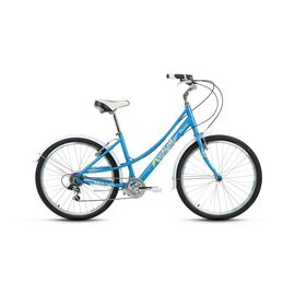 Городской велосипед FORWARD AZURE 26 1.0 26" 2019, Вариант УТ-00203516: Рама: 17" (Рост: 156-170см), Цвет: синий, изображение  - НаВелосипеде.рф