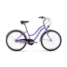 Городской велосипед FORWARD EVIA AIR 26 2.0 26" 2020, Вариант УТ-00203520: Рама: 16" (Рост: 145-165см), Цвет: коралловый/белый, изображение  - НаВелосипеде.рф