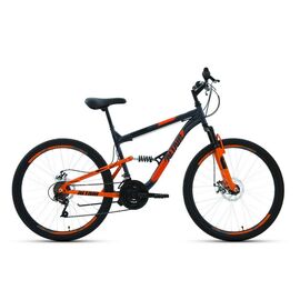 Двухподвесный велосипед ALTAIR MTB FS 2.0 disc 26" 2020, Вариант УТ-00203479: Рама: 16" (Рост: 170 - 175 cm), Цвет: бежевый/черный, изображение  - НаВелосипеде.рф