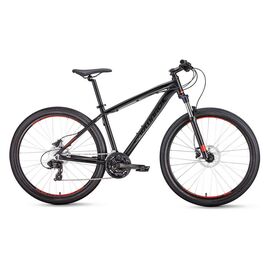 Горный велосипед FORWARD NEXT 27,5" 3.0 disc 2019, Вариант УТ-00203560: Рама: 15" (Рост: 165 - 170 cm), Цвет: матовый черный , изображение  - НаВелосипеде.рф