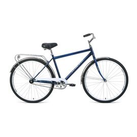 Городской велосипед FORWARD DORTMUND 28" 2.0 2020, Вариант УТ-00203584: Рама: 19" (Рост: 165 - 185 см), Цвет: темно-синий/белый, изображение  - НаВелосипеде.рф