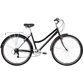 Городской велосипед FORWARD TALICA 28" 2.0 2019, Вариант УТ-00203587: Рама: 19" (Рост: 165 - 185 см), Цвет: черный, изображение  - НаВелосипеде.рф