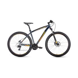 Горный велосипед FORWARD NEXT 29" 3.0 disc 2019, Вариант УТ-00203611: Рама: M 17" (Рост: 175 - 180 cm), Цвет: серо-оранжевый, изображение  - НаВелосипеде.рф