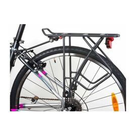 Велобагажник AUTHOR ACR-60-Alu CARRYMORE алюминиевый 24-29", сварной, регулируемый, черный 8-1520024, изображение  - НаВелосипеде.рф