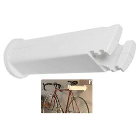 Устройство настенное Peruzzo  COOL BIKE RACK, универсальное, для хранения велосипеда, белое, 405, изображение  - НаВелосипеде.рф