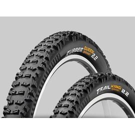 Велопокрышка Continental Trail King 2.2, 26x2.2, МТБ, черная 01003040000, изображение  - НаВелосипеде.рф