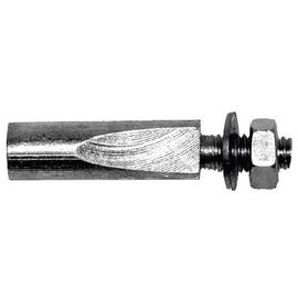 Клинья для шатунов оцинкованные, длина 40мм, d=9мм с гайкой и шайбой, серебряный, 00-170083, изображение  - НаВелосипеде.рф
