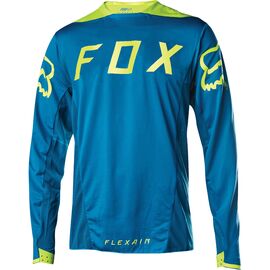 Велоджерси Fox Flexair LS, желто-голубой, 19025-176-L, Вариант УТ-00042363: Размер L (19025-176-L), изображение  - НаВелосипеде.рф