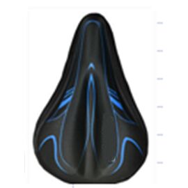Накладка гелевая на седло Vinca sport, 270*180мм, 200гр, черно/синяя, XD 05 black/blue, изображение  - НаВелосипеде.рф