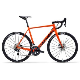 Шоссейный велосипед Cervelo R3 Disc ULTEGRA 28" 2020, Вариант УТ-00196119: Рама: L (56cm) (Рост: 183-190 см), Цвет: Orange/Navy , изображение  - НаВелосипеде.рф