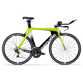 Шоссейный велосипед Cervelo P3 Ultegra 28" 2019, Вариант УТ-00196098: Рама: M (54cm) (Рост: 163-170 см), Цвет: Цвет: Fluoro/Black/White, изображение  - НаВелосипеде.рф