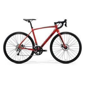 Циклокроссовый велосипед Merida Mission CX300 SE 28" 2020, Вариант УТ-00198641: Рама: L 56 cm (Рост: 175 - 180 cm), Цвет: красно-черный , изображение  - НаВелосипеде.рф