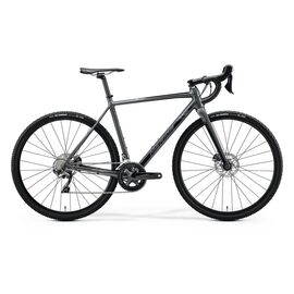 Циклокроссовый велосипед Merida Mission CX700 28" 2020, Вариант УТ-00198658: Рама: L 56 cm (Рост: 175 - 180 cm), Цвет: серо-черный , изображение  - НаВелосипеде.рф
