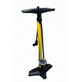 Насос велосипедный GIYO, напольный, с манометром, высокого давления, max 160psi(11атм), двухходовой, GF5525, изображение  - НаВелосипеде.рф