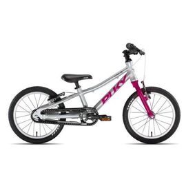 Детский велосипед Puky S-Pro 16'', Вариант УТ-00207299: Возраст: от 4 лет (Рост: 100-115 см), Цвет: silver/berry, изображение  - НаВелосипеде.рф